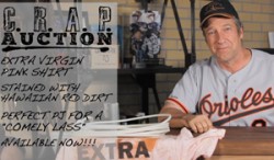 C.R.A.P. AUCTION ~ A Visit from Barsky & a Mike Rowe Autographed Extra Virgin…T-Shirt