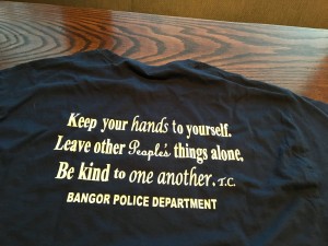 Bangor Maine Police Dept Shirt