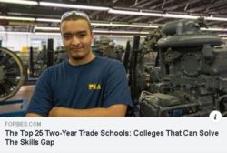 Nice Job Forbes - Top 25 2-Year Trade Schools