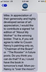 Text From Mother: Chairman of the Board