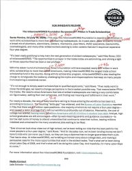 A Decidedly Unprofessional Press Release